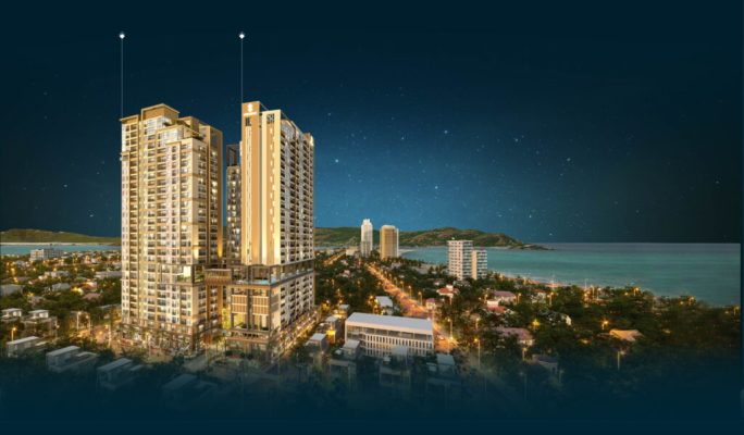 Tòa tháp Simona Heights Tower Harbour sầm uất tại trung tâm Quy Nhơn