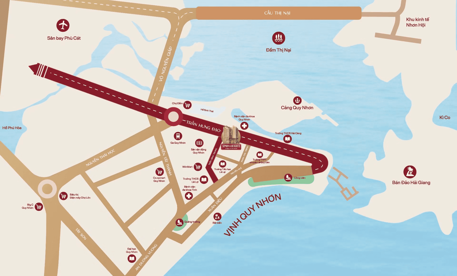 Kết nối Simona Heights Quy Nhơn