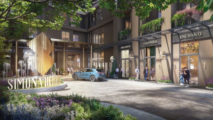 Thiết kế sảnh đón chuẩn 5 sao tại Căn hộ Simona Heights Quy Nhơn